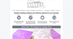 Desktop Screenshot of invitationgallery.co.za